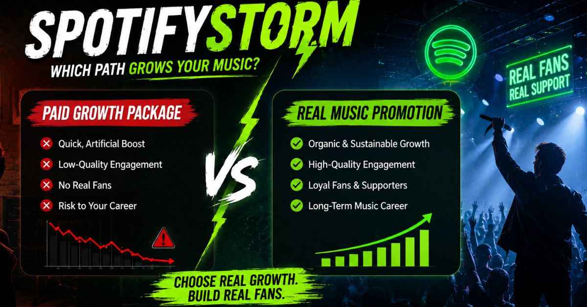 SpotifyStorm: Safe Music Growth Guide