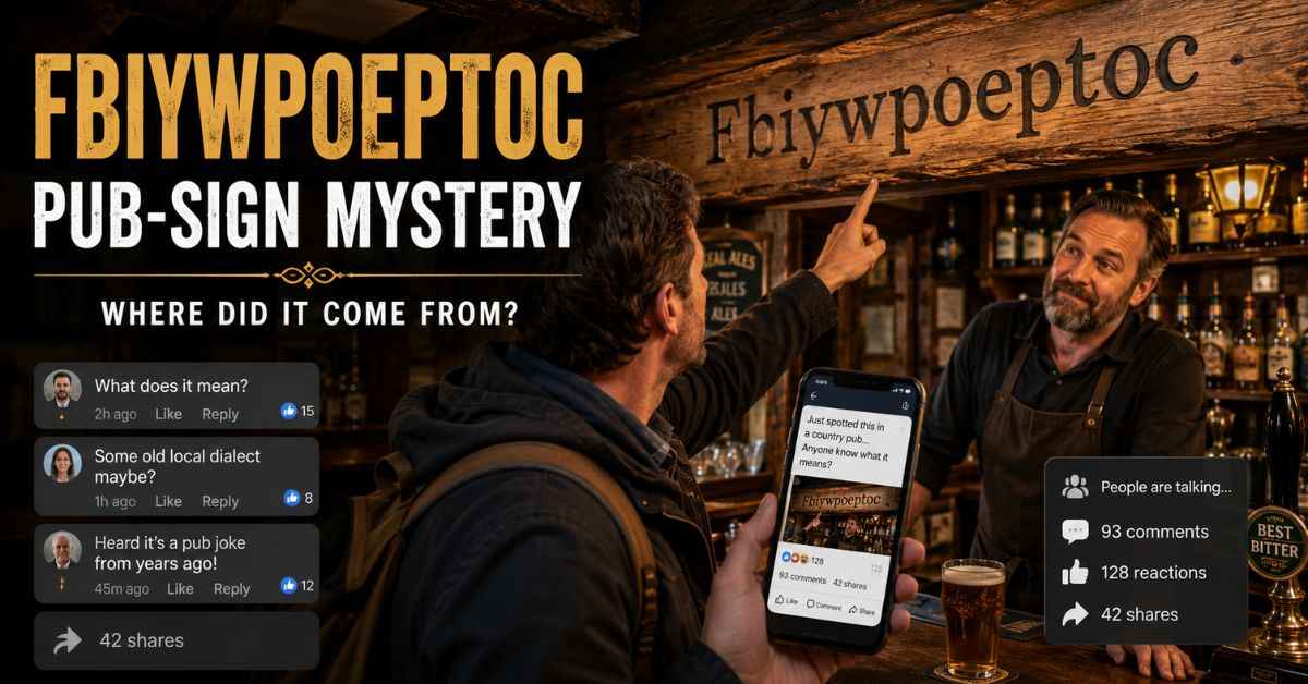 Fbiywpoeptoc Meaning: The English Pub Joke Explained
