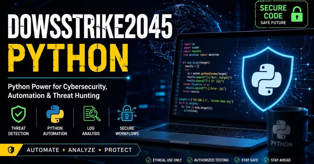 Dowsstrike2045 Python: Safe Cybersecurity Guide