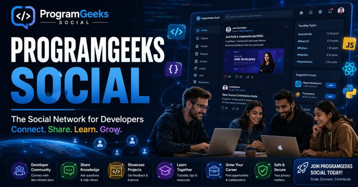 Programgeeks Social: Guide for Developers 2026