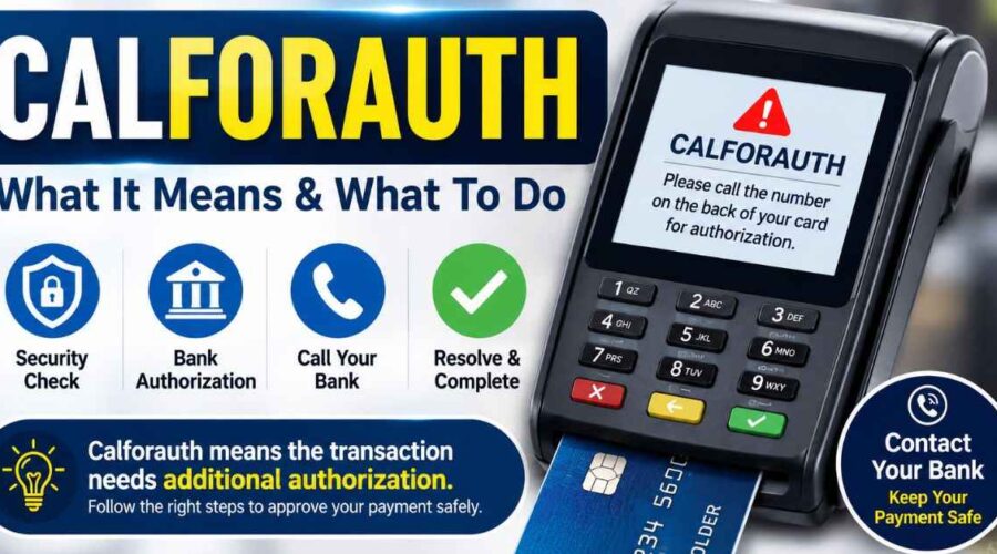 Calforauth: Meaning, Causes, and Safe POS Fixes